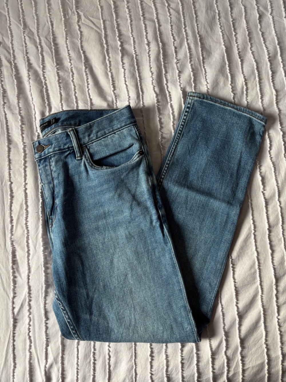Classic Blue Straight-Leg Jeans
